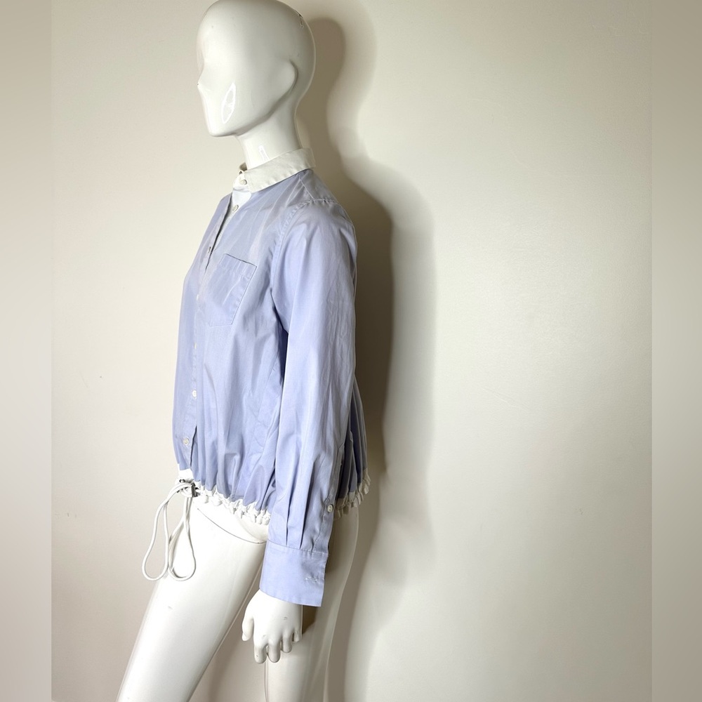Sacai Luck Trapeze Blouse Toggle Detail - Picture 9 of 14